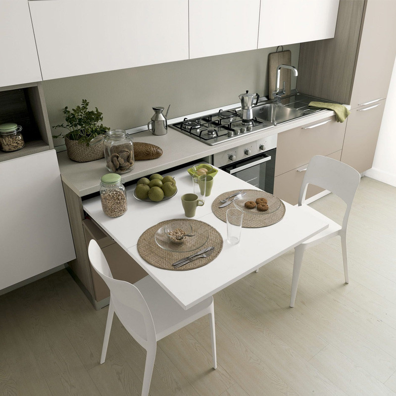 ▷ Amplia espacio en tu cocina: Mesa extraíble Lunch Reverse - Verdú