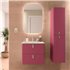 Mueble baño morado lila malva laca mate UNIIQ de Salgar