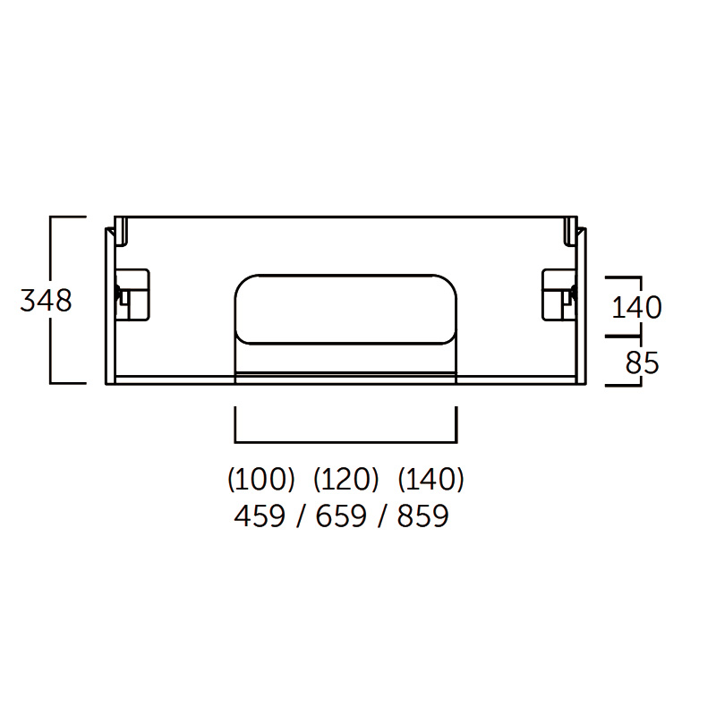 Sigma Columna de Baño Suspendida 1 Puerta | Armario Alto Baño Colgante  140x34,9x31,8cm