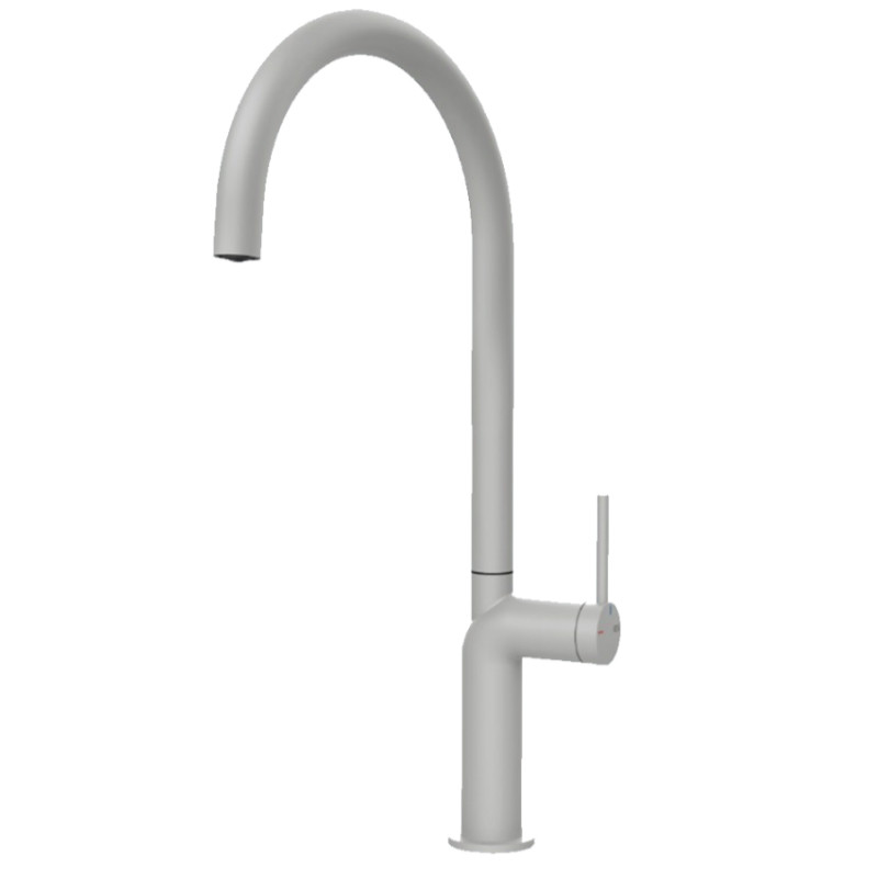 Grifo cocina gessi STELO diseno italiano blanco mate