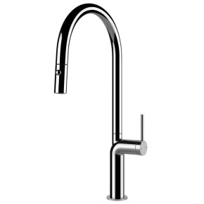 Grifo cocina gessi STELO cano extraible cromado