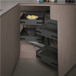 Mecanismo extraible especiero para muebles de cocina 
