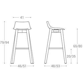 Taburete FANTASY para Isla de Cocina