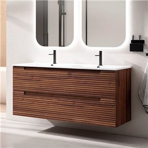 Mueble de Baño valenti textura KYOTO de 2 Cajones