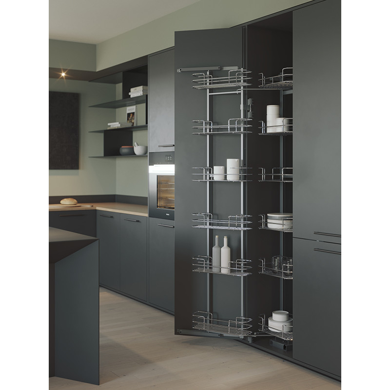 despensa abatible columna cocina SIGE 230 green line 1800 ambiente