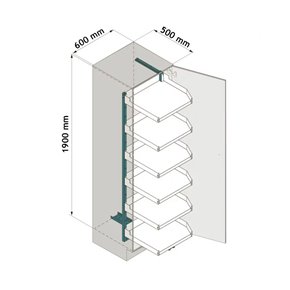 Despensa PLENO MAXI STANDARD para Mueble Columna