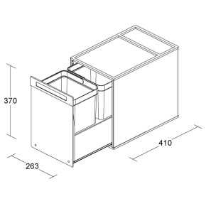 cubo basura apertura automatica puerta medidas 35 box2