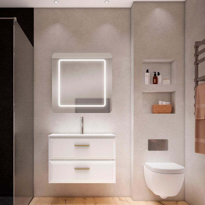 Mueble de baño DELTA de 2 cajones