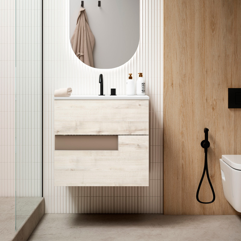 Mueble de Baño VISION de 2 Cajones