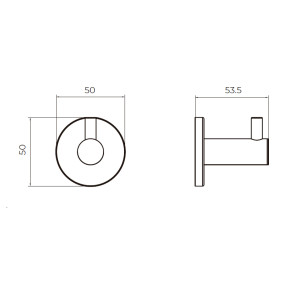 Percha ESSENTIAL de MEDIMEX – Acero Inoxidable S.304