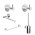 Conjunto Accesorios de Baño Serie ESSENTIAL de MEDIMEX