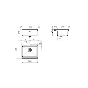 Fregadero "DROP WORKSTATION"