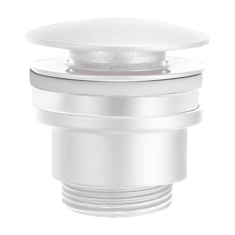 Válvula para lavabo click-clac de Duchaflex 1 1/4'' tapón porcelana blanca