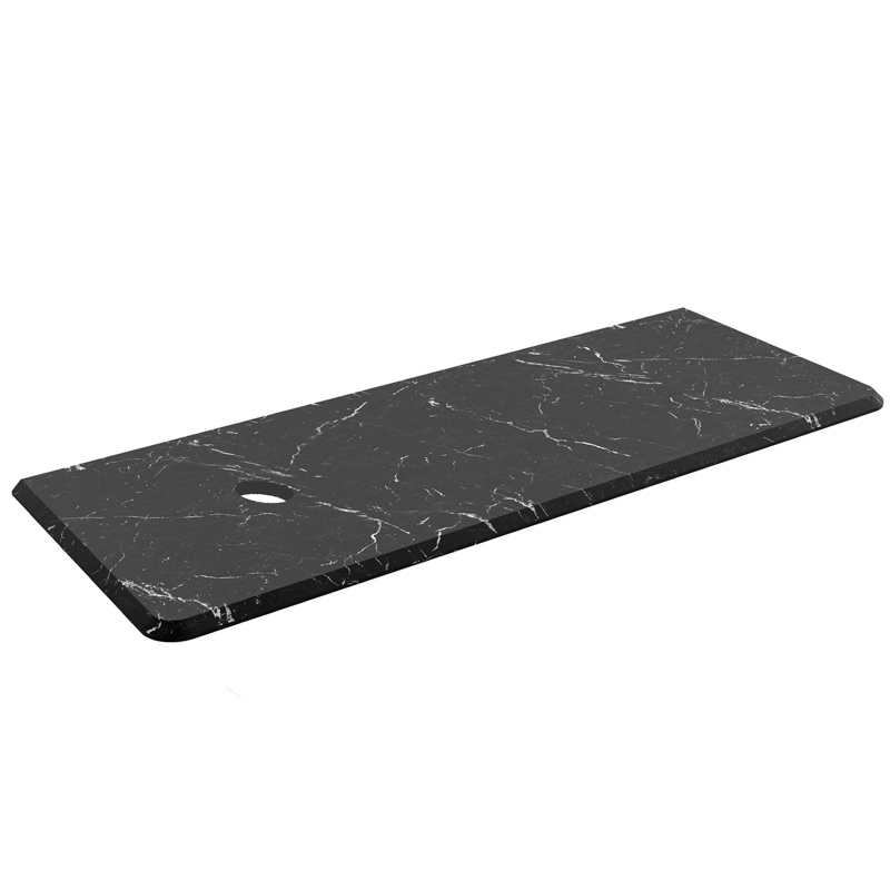 piedra negro marquina mueble baño