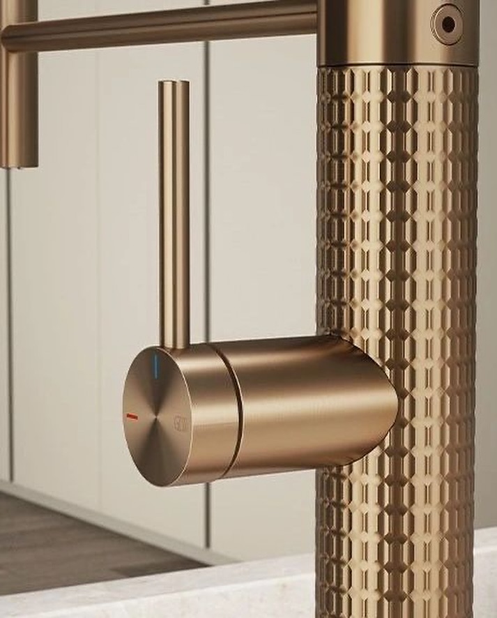 Grifo de cocina gessi 316 WARM BRONZE PVD