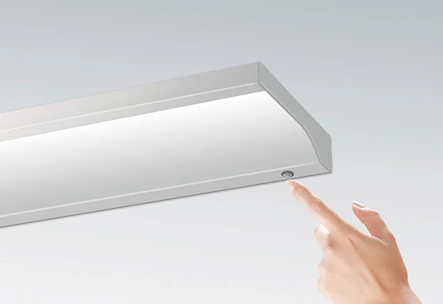 estante con luz LED teo slim interruptor